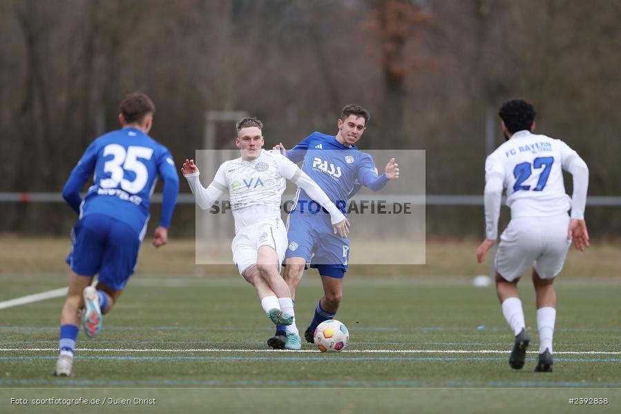 Sportanlage Am Schönbusch, Aschaffenburg, 03.02.2024, sport, action, BFV, Fussball, Februar 2024, Landesfreundschaftsspiele, FCB, SVA, FC Bayern Alzenau, SV Viktoria Aschaffenburg - Bild-ID: 2392838