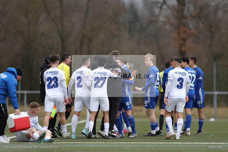 Sportanlage Am Schönbusch, Aschaffenburg, 03.02.2024, sport, action, BFV, Fussball, Februar 2024, Landesfreundschaftsspiele, FCB, SVA, FC Bayern Alzenau, SV Viktoria Aschaffenburg - Bild-ID: 2392842
