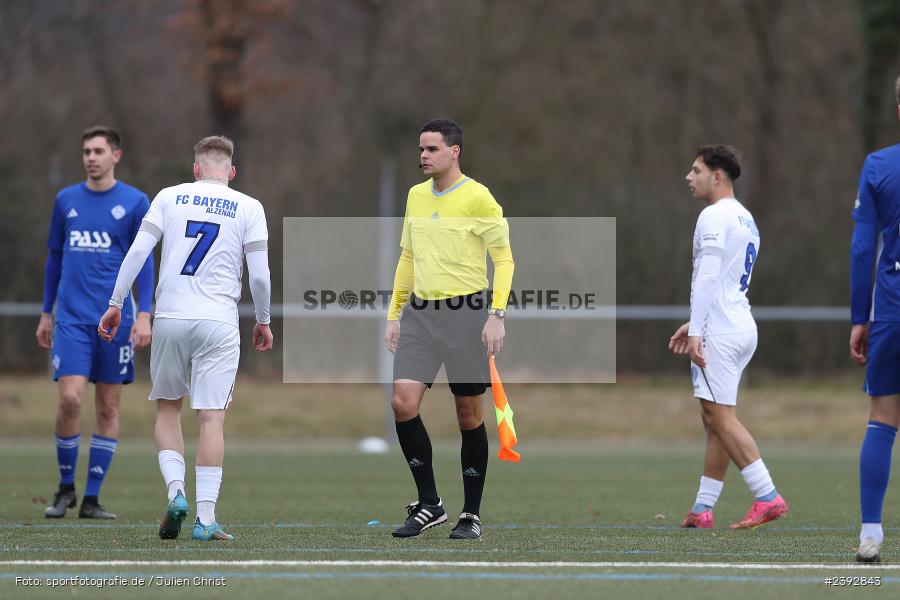 Sportanlage Am Schönbusch, Aschaffenburg, 03.02.2024, sport, action, BFV, Fussball, Februar 2024, Landesfreundschaftsspiele, FCB, SVA, FC Bayern Alzenau, SV Viktoria Aschaffenburg - Bild-ID: 2392843