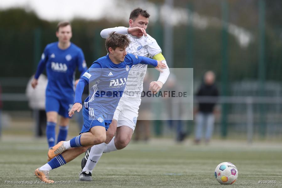 Sportanlage Am Schönbusch, Aschaffenburg, 03.02.2024, sport, action, BFV, Fussball, Februar 2024, Landesfreundschaftsspiele, FCB, SVA, FC Bayern Alzenau, SV Viktoria Aschaffenburg - Bild-ID: 2392853