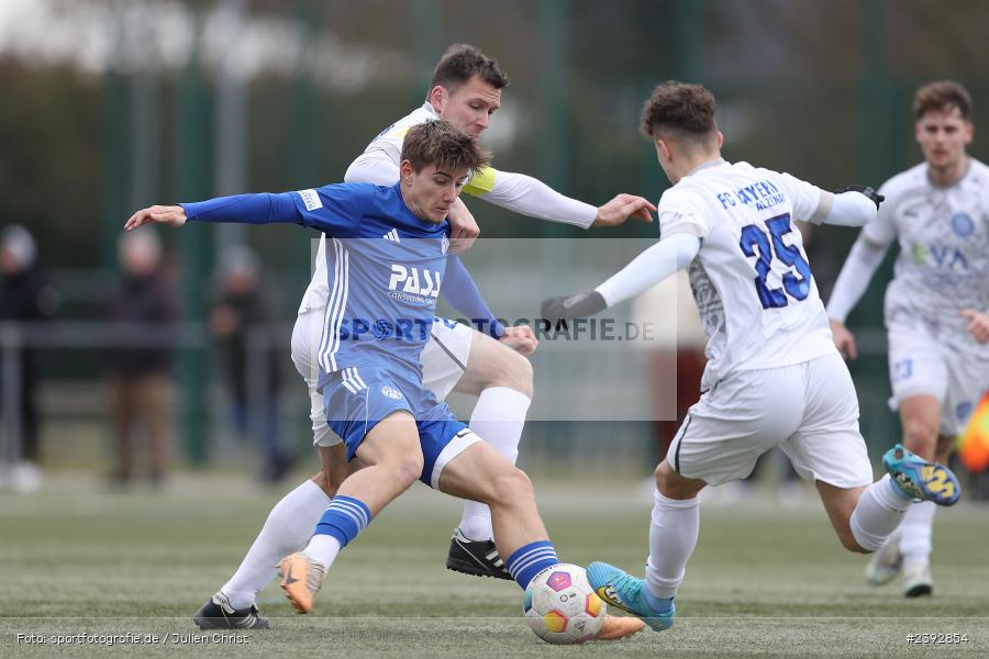 Sportanlage Am Schönbusch, Aschaffenburg, 03.02.2024, sport, action, BFV, Fussball, Februar 2024, Landesfreundschaftsspiele, FCB, SVA, FC Bayern Alzenau, SV Viktoria Aschaffenburg - Bild-ID: 2392854