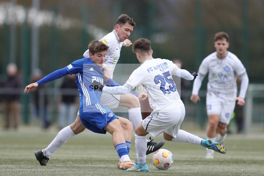 Sportanlage Am Schönbusch, Aschaffenburg, 03.02.2024, sport, action, BFV, Fussball, Februar 2024, Landesfreundschaftsspiele, FCB, SVA, FC Bayern Alzenau, SV Viktoria Aschaffenburg - Bild-ID: 2392855
