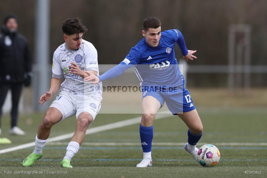Sportanlage Am Schönbusch, Aschaffenburg, 03.02.2024, sport, action, BFV, Fussball, Februar 2024, Landesfreundschaftsspiele, FCB, SVA, FC Bayern Alzenau, SV Viktoria Aschaffenburg - Bild-ID: 2392863