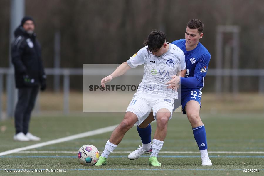 Sportanlage Am Schönbusch, Aschaffenburg, 03.02.2024, sport, action, BFV, Fussball, Februar 2024, Landesfreundschaftsspiele, FCB, SVA, FC Bayern Alzenau, SV Viktoria Aschaffenburg - Bild-ID: 2392871 Sportanlage Am Schönbusch, Aschaffenburg, 03.02.2024, sport, action, BFV, Fussball, Februar 2024, Landesfreundschaftsspiele, FCB, SVA, FC Bayern Alzenau, SV Viktoria Aschaffenburg - Bild-ID: 2392871