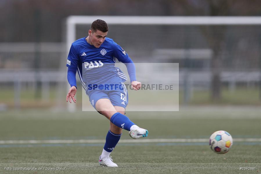 Sportanlage Am Schönbusch, Aschaffenburg, 03.02.2024, sport, action, BFV, Fussball, Februar 2024, Landesfreundschaftsspiele, FCB, SVA, FC Bayern Alzenau, SV Viktoria Aschaffenburg - Bild-ID: 2392881