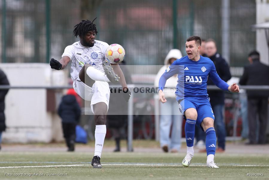 Sportanlage Am Schönbusch, Aschaffenburg, 03.02.2024, sport, action, BFV, Fussball, Februar 2024, Landesfreundschaftsspiele, FCB, SVA, FC Bayern Alzenau, SV Viktoria Aschaffenburg - Bild-ID: 2392892