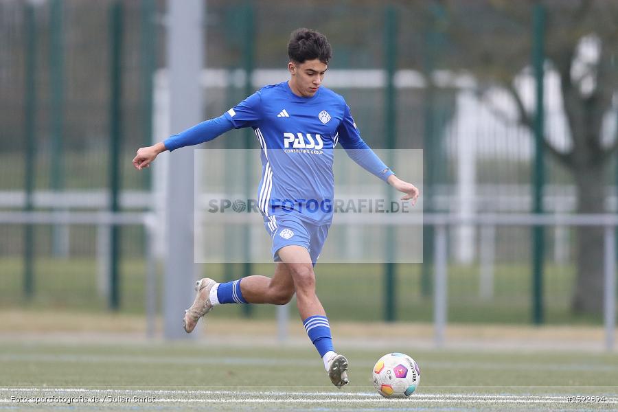 Sportanlage Am Schönbusch, Aschaffenburg, 03.02.2024, sport, action, BFV, Fussball, Februar 2024, Landesfreundschaftsspiele, FCB, SVA, FC Bayern Alzenau, SV Viktoria Aschaffenburg - Bild-ID: 2392894