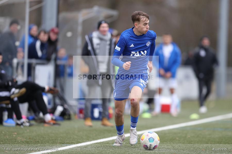 Sportanlage Am Schönbusch, Aschaffenburg, 03.02.2024, sport, action, BFV, Fussball, Februar 2024, Landesfreundschaftsspiele, FCB, SVA, FC Bayern Alzenau, SV Viktoria Aschaffenburg - Bild-ID: 2392905