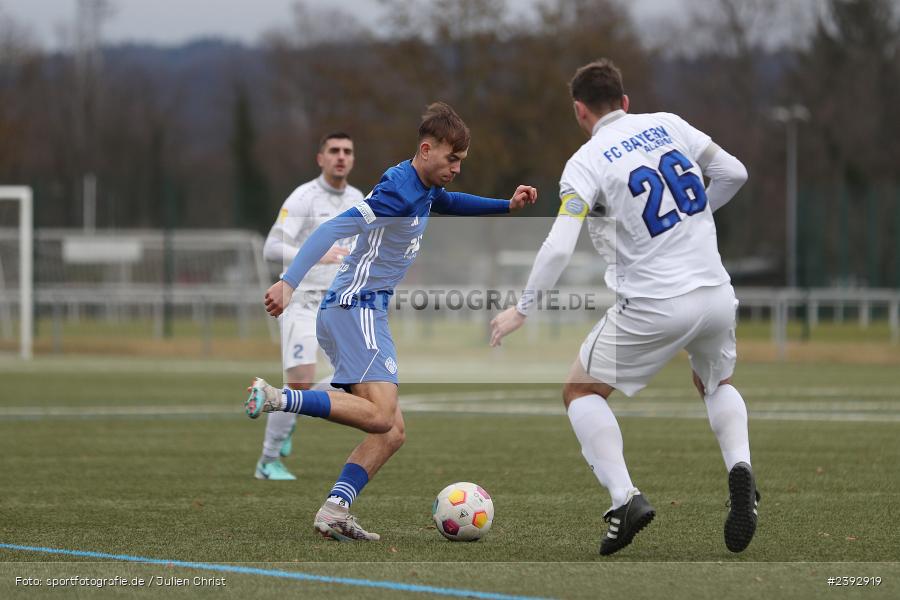 Sportanlage Am Schönbusch, Aschaffenburg, 03.02.2024, sport, action, BFV, Fussball, Februar 2024, Landesfreundschaftsspiele, FCB, SVA, FC Bayern Alzenau, SV Viktoria Aschaffenburg - Bild-ID: 2392919