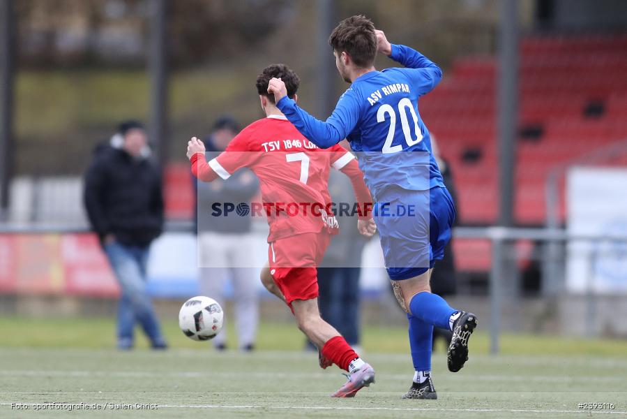 Sportgelände, Rimpar, 04.02.2024, sport, action, BFV, Fussball, Februar 2024, Landesfreundschaftsspiele, TSV, ASV, TSV Lohr, ASV Rimpar - Bild-ID: 2393116