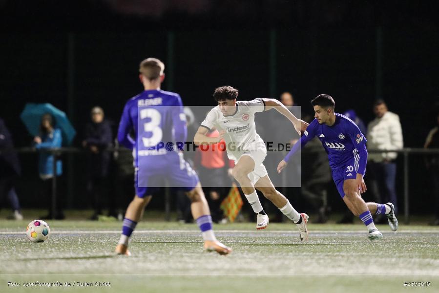 Sportgelände Am Schönbusch, Aschaffenburg, 09.02.2024, sport, action, BFV, Fussball, Februar 2024, Regionalfreundschaftsspiele, SGE, SVA, Eintracht Frankfurt U21, SV Viktoria Aschaffenburg - Bild-ID: 2393615