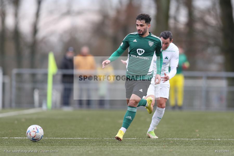 Sachs Stadion (Nebenplatz 7), Schweinfurt, 10.02.2024, sport, action, BFV, Fussball, Februar 2024, Regionalfreundschaftsspiele, SGF, FCS, SpVgg Greuther Fürth II, 1. FC Schweinfurt 1905 - Bild-ID: 2393941