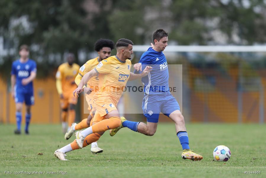 Sportgelände Langstadt, Babenhausen, 17.02.2024, sport, action, BFV, Fussball, Februar 2024, Regionalfreundschaftsspiele, Regionalliga Südwest, Regionalliga Bayern, TSG, SVA, TSG Hoffenheim U23, SV Viktoria Aschaffenburg - Bild-ID: 2394351 Sportgelände Langstadt, Babenhausen, 17.02.2024, sport, action, BFV, Fussball, Februar 2024, Regionalfreundschaftsspiele, Regionalliga Südwest, Regionalliga Bayern, TSG, SVA, TSG Hoffenheim U23, SV Viktoria Aschaffenburg - Bild-ID: 2394351