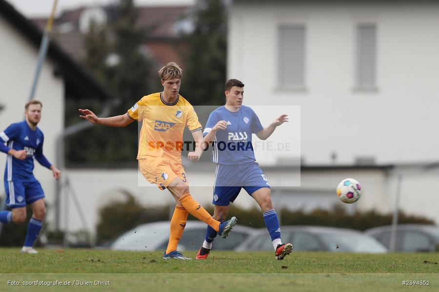 Sportgelände Langstadt, Babenhausen, 17.02.2024, sport, action, BFV, Fussball, Februar 2024, Regionalfreundschaftsspiele, Regionalliga Südwest, Regionalliga Bayern, TSG, SVA, TSG Hoffenheim U23, SV Viktoria Aschaffenburg - Bild-ID: 2394352 Sportgelände Langstadt, Babenhausen, 17.02.2024, sport, action, BFV, Fussball, Februar 2024, Regionalfreundschaftsspiele, Regionalliga Südwest, Regionalliga Bayern, TSG, SVA, TSG Hoffenheim U23, SV Viktoria Aschaffenburg - Bild-ID: 2394352