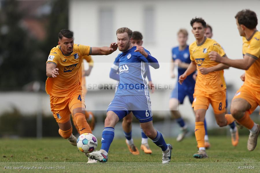 Sportgelände Langstadt, Babenhausen, 17.02.2024, sport, action, BFV, Fussball, Februar 2024, Regionalfreundschaftsspiele, Regionalliga Südwest, Regionalliga Bayern, TSG, SVA, TSG Hoffenheim U23, SV Viktoria Aschaffenburg - Bild-ID: 2394354 Sportgelände Langstadt, Babenhausen, 17.02.2024, sport, action, BFV, Fussball, Februar 2024, Regionalfreundschaftsspiele, Regionalliga Südwest, Regionalliga Bayern, TSG, SVA, TSG Hoffenheim U23, SV Viktoria Aschaffenburg - Bild-ID: 2394354
