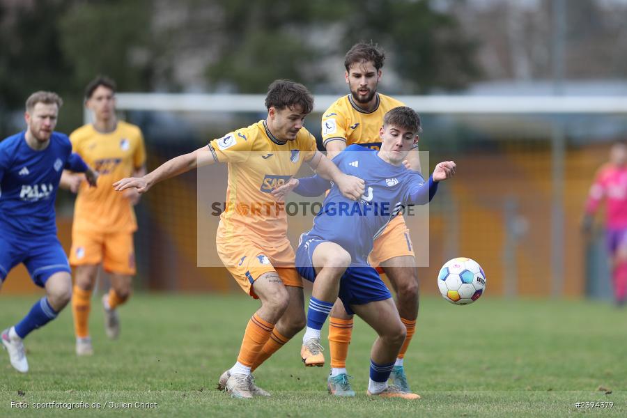 Sportgelände Langstadt, Babenhausen, 17.02.2024, sport, action, BFV, Fussball, Februar 2024, Regionalfreundschaftsspiele, Regionalliga Südwest, Regionalliga Bayern, TSG, SVA, TSG Hoffenheim U23, SV Viktoria Aschaffenburg - Bild-ID: 2394379 Sportgelände Langstadt, Babenhausen, 17.02.2024, sport, action, BFV, Fussball, Februar 2024, Regionalfreundschaftsspiele, Regionalliga Südwest, Regionalliga Bayern, TSG, SVA, TSG Hoffenheim U23, SV Viktoria Aschaffenburg - Bild-ID: 2394379