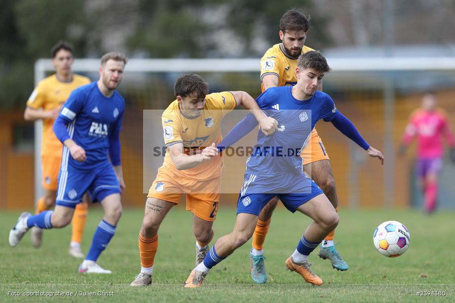 Sportgelände Langstadt, Babenhausen, 17.02.2024, sport, action, BFV, Fussball, Februar 2024, Regionalfreundschaftsspiele, Regionalliga Südwest, Regionalliga Bayern, TSG, SVA, TSG Hoffenheim U23, SV Viktoria Aschaffenburg - Bild-ID: 2394380 Sportgelände Langstadt, Babenhausen, 17.02.2024, sport, action, BFV, Fussball, Februar 2024, Regionalfreundschaftsspiele, Regionalliga Südwest, Regionalliga Bayern, TSG, SVA, TSG Hoffenheim U23, SV Viktoria Aschaffenburg - Bild-ID: 2394380