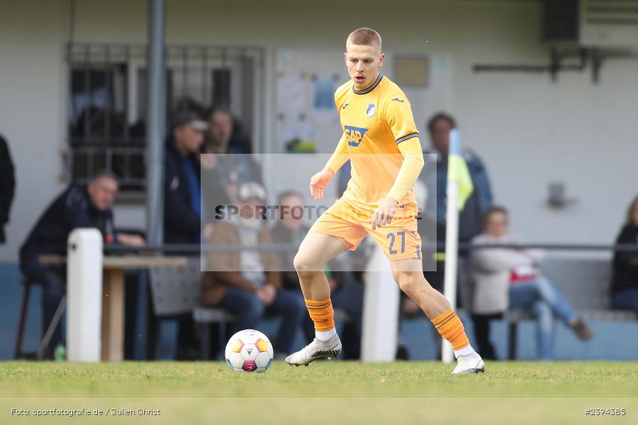 Sportgelände Langstadt, Babenhausen, 17.02.2024, sport, action, BFV, Fussball, Februar 2024, Regionalfreundschaftsspiele, Regionalliga Südwest, Regionalliga Bayern, TSG, SVA, TSG Hoffenheim U23, SV Viktoria Aschaffenburg - Bild-ID: 2394385 Sportgelände Langstadt, Babenhausen, 17.02.2024, sport, action, BFV, Fussball, Februar 2024, Regionalfreundschaftsspiele, Regionalliga Südwest, Regionalliga Bayern, TSG, SVA, TSG Hoffenheim U23, SV Viktoria Aschaffenburg - Bild-ID: 2394385
