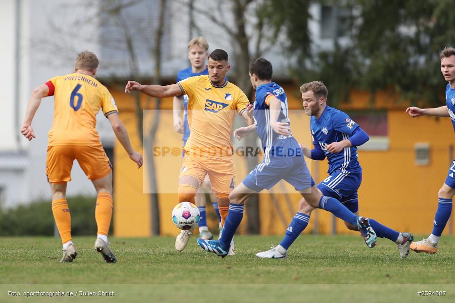 Sportgelände Langstadt, Babenhausen, 17.02.2024, sport, action, BFV, Fussball, Februar 2024, Regionalfreundschaftsspiele, Regionalliga Südwest, Regionalliga Bayern, TSG, SVA, TSG Hoffenheim U23, SV Viktoria Aschaffenburg - Bild-ID: 2394387 Sportgelände Langstadt, Babenhausen, 17.02.2024, sport, action, BFV, Fussball, Februar 2024, Regionalfreundschaftsspiele, Regionalliga Südwest, Regionalliga Bayern, TSG, SVA, TSG Hoffenheim U23, SV Viktoria Aschaffenburg - Bild-ID: 2394387