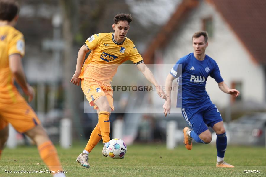Sportgelände Langstadt, Babenhausen, 17.02.2024, sport, action, BFV, Fussball, Februar 2024, Regionalfreundschaftsspiele, Regionalliga Südwest, Regionalliga Bayern, TSG, SVA, TSG Hoffenheim U23, SV Viktoria Aschaffenburg - Bild-ID: 2394396
