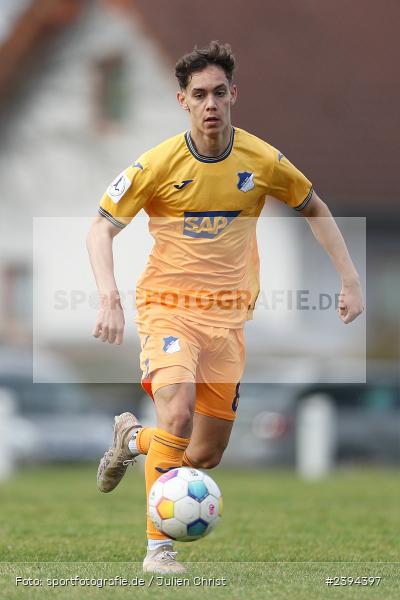 Sportgelände Langstadt, Babenhausen, 17.02.2024, sport, action, BFV, Fussball, Februar 2024, Regionalfreundschaftsspiele, Regionalliga Südwest, Regionalliga Bayern, TSG, SVA, TSG Hoffenheim U23, SV Viktoria Aschaffenburg - Bild-ID: 2394397