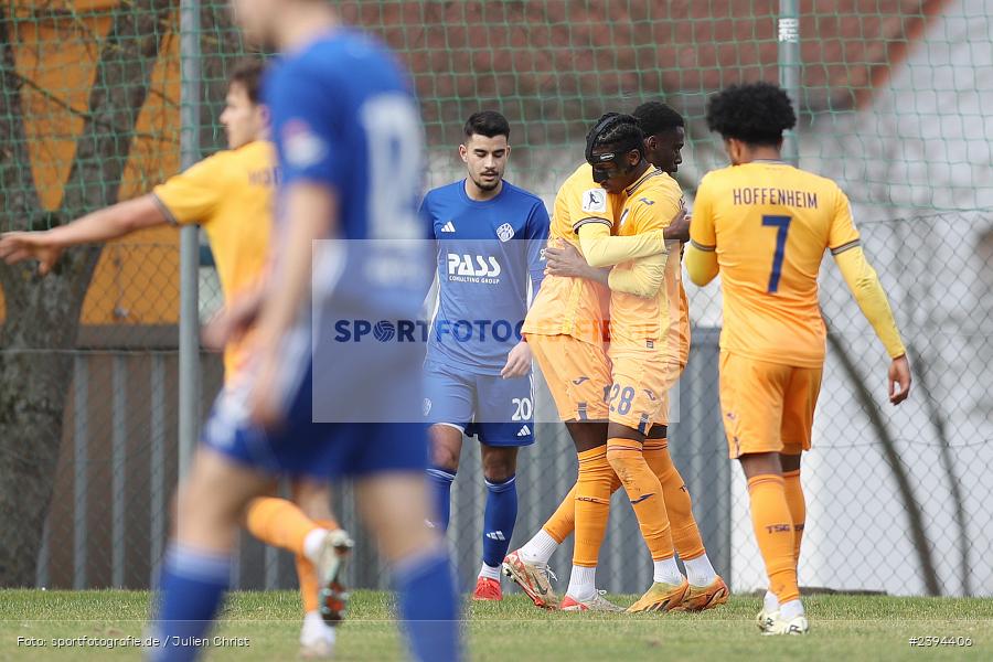 Sportgelände Langstadt, Babenhausen, 17.02.2024, sport, action, BFV, Fussball, Februar 2024, Regionalfreundschaftsspiele, Regionalliga Südwest, Regionalliga Bayern, TSG, SVA, TSG Hoffenheim U23, SV Viktoria Aschaffenburg - Bild-ID: 2394406 Sportgelände Langstadt, Babenhausen, 17.02.2024, sport, action, BFV, Fussball, Februar 2024, Regionalfreundschaftsspiele, Regionalliga Südwest, Regionalliga Bayern, TSG, SVA, TSG Hoffenheim U23, SV Viktoria Aschaffenburg - Bild-ID: 2394406