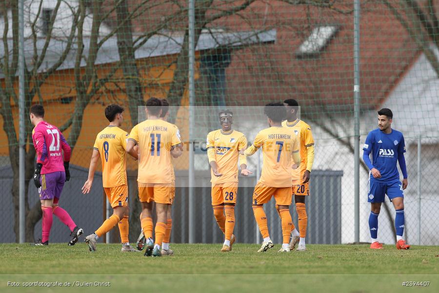 Sportgelände Langstadt, Babenhausen, 17.02.2024, sport, action, BFV, Fussball, Februar 2024, Regionalfreundschaftsspiele, Regionalliga Südwest, Regionalliga Bayern, TSG, SVA, TSG Hoffenheim U23, SV Viktoria Aschaffenburg - Bild-ID: 2394407