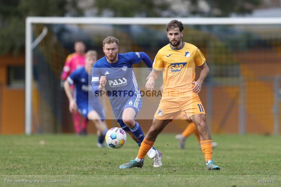 Sportgelände Langstadt, Babenhausen, 17.02.2024, sport, action, BFV, Fussball, Februar 2024, Regionalfreundschaftsspiele, Regionalliga Südwest, Regionalliga Bayern, TSG, SVA, TSG Hoffenheim U23, SV Viktoria Aschaffenburg - Bild-ID: 2394412 Sportgelände Langstadt, Babenhausen, 17.02.2024, sport, action, BFV, Fussball, Februar 2024, Regionalfreundschaftsspiele, Regionalliga Südwest, Regionalliga Bayern, TSG, SVA, TSG Hoffenheim U23, SV Viktoria Aschaffenburg - Bild-ID: 2394412