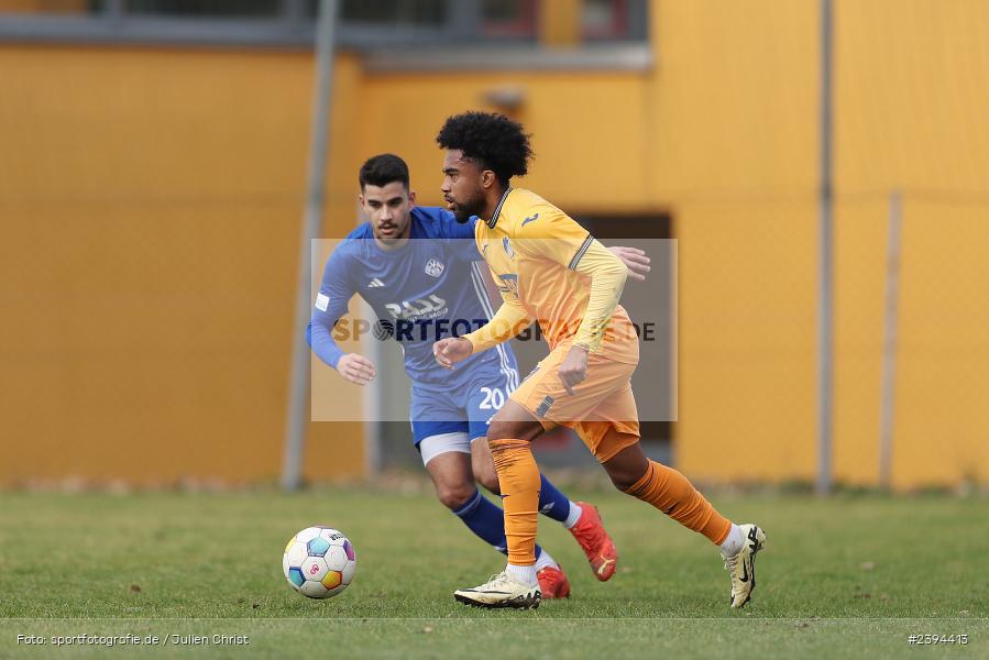 Sportgelände Langstadt, Babenhausen, 17.02.2024, sport, action, BFV, Fussball, Februar 2024, Regionalfreundschaftsspiele, Regionalliga Südwest, Regionalliga Bayern, TSG, SVA, TSG Hoffenheim U23, SV Viktoria Aschaffenburg - Bild-ID: 2394413