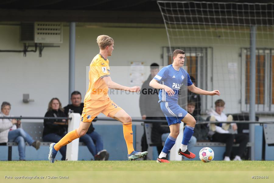 Sportgelände Langstadt, Babenhausen, 17.02.2024, sport, action, BFV, Fussball, Februar 2024, Regionalfreundschaftsspiele, Regionalliga Südwest, Regionalliga Bayern, TSG, SVA, TSG Hoffenheim U23, SV Viktoria Aschaffenburg - Bild-ID: 2394414 Sportgelände Langstadt, Babenhausen, 17.02.2024, sport, action, BFV, Fussball, Februar 2024, Regionalfreundschaftsspiele, Regionalliga Südwest, Regionalliga Bayern, TSG, SVA, TSG Hoffenheim U23, SV Viktoria Aschaffenburg - Bild-ID: 2394414