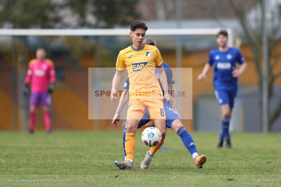 Sportgelände Langstadt, Babenhausen, 17.02.2024, sport, action, BFV, Fussball, Februar 2024, Regionalfreundschaftsspiele, Regionalliga Südwest, Regionalliga Bayern, TSG, SVA, TSG Hoffenheim U23, SV Viktoria Aschaffenburg - Bild-ID: 2394415 Sportgelände Langstadt, Babenhausen, 17.02.2024, sport, action, BFV, Fussball, Februar 2024, Regionalfreundschaftsspiele, Regionalliga Südwest, Regionalliga Bayern, TSG, SVA, TSG Hoffenheim U23, SV Viktoria Aschaffenburg - Bild-ID: 2394415