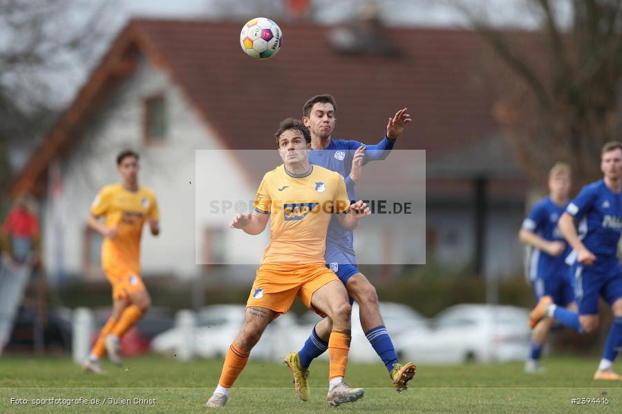 Sportgelände Langstadt, Babenhausen, 17.02.2024, sport, action, BFV, Fussball, Februar 2024, Regionalfreundschaftsspiele, Regionalliga Südwest, Regionalliga Bayern, TSG, SVA, TSG Hoffenheim U23, SV Viktoria Aschaffenburg - Bild-ID: 2394416 Sportgelände Langstadt, Babenhausen, 17.02.2024, sport, action, BFV, Fussball, Februar 2024, Regionalfreundschaftsspiele, Regionalliga Südwest, Regionalliga Bayern, TSG, SVA, TSG Hoffenheim U23, SV Viktoria Aschaffenburg - Bild-ID: 2394416