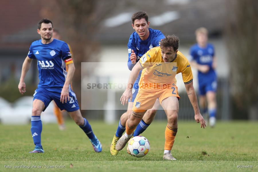Sportgelände Langstadt, Babenhausen, 17.02.2024, sport, action, BFV, Fussball, Februar 2024, Regionalfreundschaftsspiele, Regionalliga Südwest, Regionalliga Bayern, TSG, SVA, TSG Hoffenheim U23, SV Viktoria Aschaffenburg - Bild-ID: 2394418 Sportgelände Langstadt, Babenhausen, 17.02.2024, sport, action, BFV, Fussball, Februar 2024, Regionalfreundschaftsspiele, Regionalliga Südwest, Regionalliga Bayern, TSG, SVA, TSG Hoffenheim U23, SV Viktoria Aschaffenburg - Bild-ID: 2394418