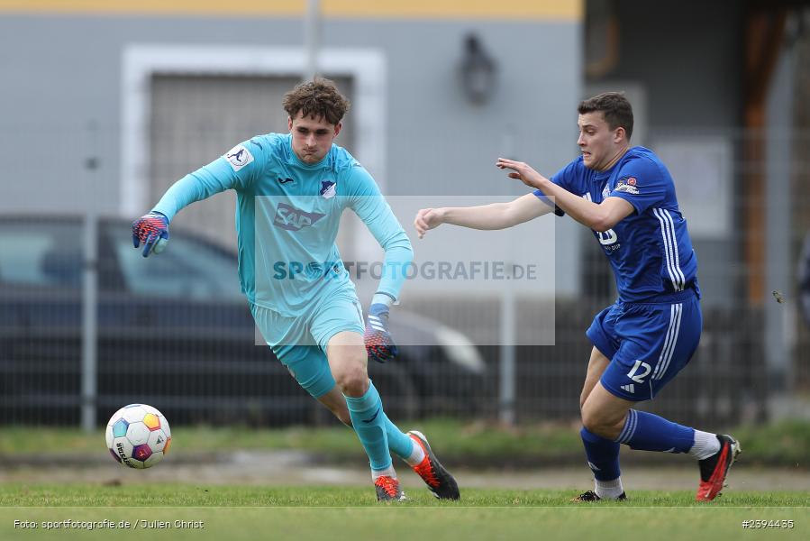 Sportgelände Langstadt, Babenhausen, 17.02.2024, sport, action, BFV, Fussball, Februar 2024, Regionalfreundschaftsspiele, Regionalliga Südwest, Regionalliga Bayern, TSG, SVA, TSG Hoffenheim U23, SV Viktoria Aschaffenburg - Bild-ID: 2394435 Sportgelände Langstadt, Babenhausen, 17.02.2024, sport, action, BFV, Fussball, Februar 2024, Regionalfreundschaftsspiele, Regionalliga Südwest, Regionalliga Bayern, TSG, SVA, TSG Hoffenheim U23, SV Viktoria Aschaffenburg - Bild-ID: 2394435