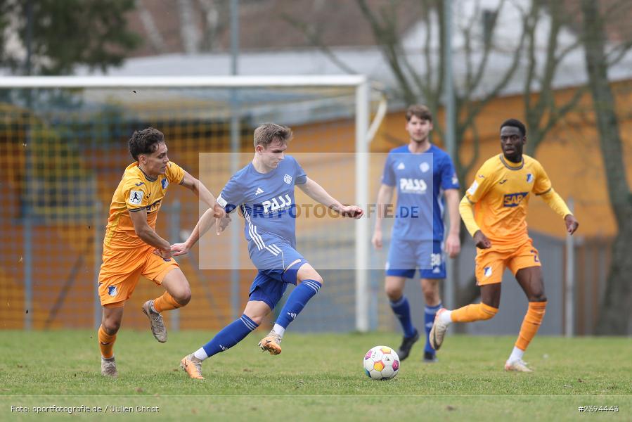 Sportgelände Langstadt, Babenhausen, 17.02.2024, sport, action, BFV, Fussball, Februar 2024, Regionalfreundschaftsspiele, Regionalliga Südwest, Regionalliga Bayern, TSG, SVA, TSG Hoffenheim U23, SV Viktoria Aschaffenburg - Bild-ID: 2394443 Sportgelände Langstadt, Babenhausen, 17.02.2024, sport, action, BFV, Fussball, Februar 2024, Regionalfreundschaftsspiele, Regionalliga Südwest, Regionalliga Bayern, TSG, SVA, TSG Hoffenheim U23, SV Viktoria Aschaffenburg - Bild-ID: 2394443