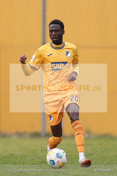 Sportgelände Langstadt, Babenhausen, 17.02.2024, sport, action, BFV, Fussball, Februar 2024, Regionalfreundschaftsspiele, Regionalliga Südwest, Regionalliga Bayern, TSG, SVA, TSG Hoffenheim U23, SV Viktoria Aschaffenburg - Bild-ID: 2394445