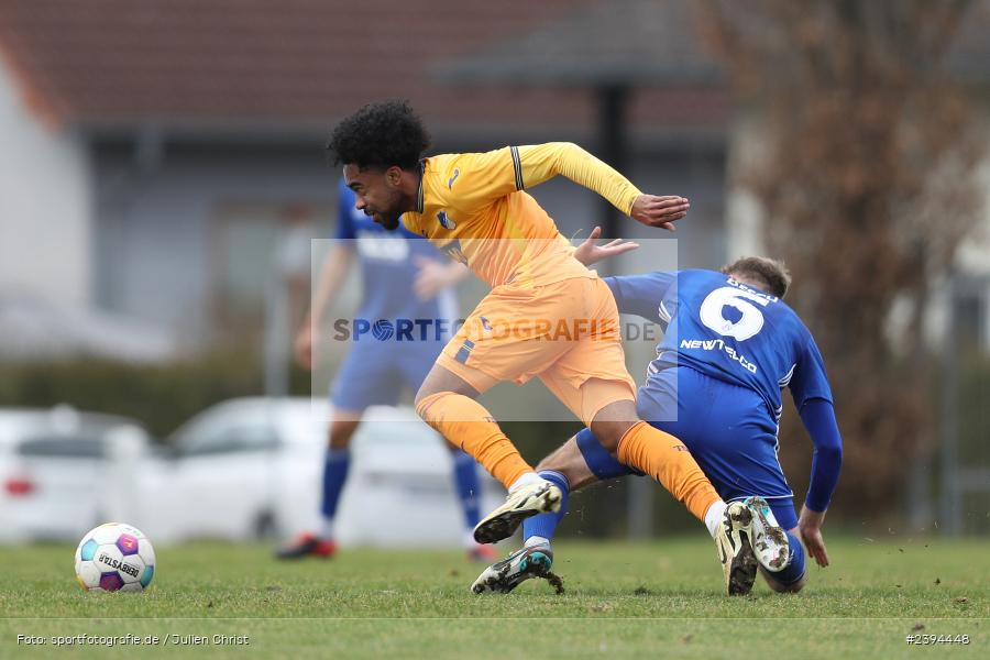 Sportgelände Langstadt, Babenhausen, 17.02.2024, sport, action, BFV, Fussball, Februar 2024, Regionalfreundschaftsspiele, Regionalliga Südwest, Regionalliga Bayern, TSG, SVA, TSG Hoffenheim U23, SV Viktoria Aschaffenburg - Bild-ID: 2394448 Sportgelände Langstadt, Babenhausen, 17.02.2024, sport, action, BFV, Fussball, Februar 2024, Regionalfreundschaftsspiele, Regionalliga Südwest, Regionalliga Bayern, TSG, SVA, TSG Hoffenheim U23, SV Viktoria Aschaffenburg - Bild-ID: 2394448