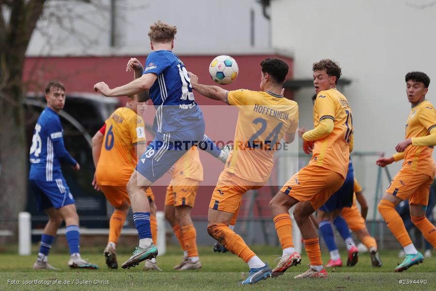 Sportgelände Langstadt, Babenhausen, 17.02.2024, sport, action, BFV, Fussball, Februar 2024, Regionalfreundschaftsspiele, Regionalliga Südwest, Regionalliga Bayern, TSG, SVA, TSG Hoffenheim U23, SV Viktoria Aschaffenburg - Bild-ID: 2394490 Sportgelände Langstadt, Babenhausen, 17.02.2024, sport, action, BFV, Fussball, Februar 2024, Regionalfreundschaftsspiele, Regionalliga Südwest, Regionalliga Bayern, TSG, SVA, TSG Hoffenheim U23, SV Viktoria Aschaffenburg - Bild-ID: 2394490