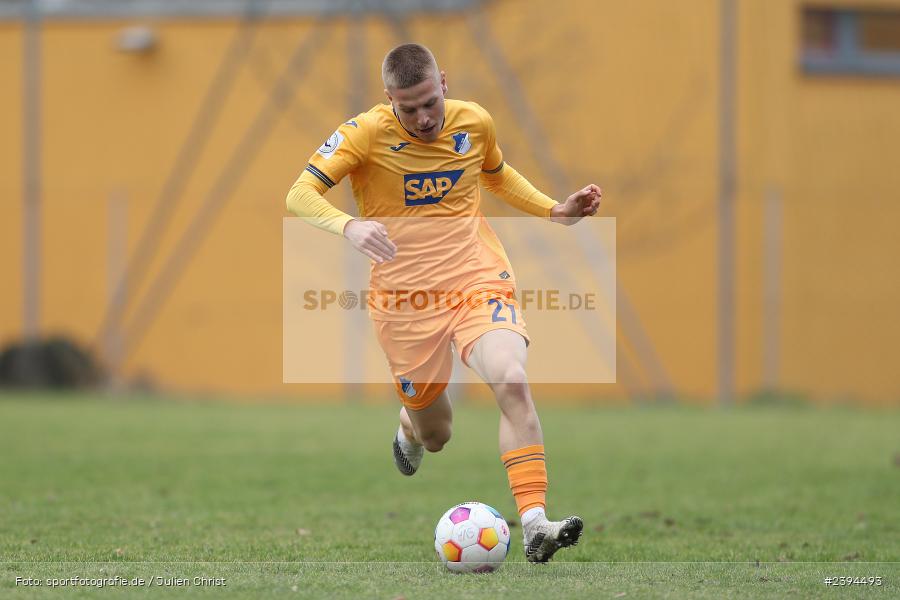 Sportgelände Langstadt, Babenhausen, 17.02.2024, sport, action, BFV, Fussball, Februar 2024, Regionalfreundschaftsspiele, Regionalliga Südwest, Regionalliga Bayern, TSG, SVA, TSG Hoffenheim U23, SV Viktoria Aschaffenburg - Bild-ID: 2394493