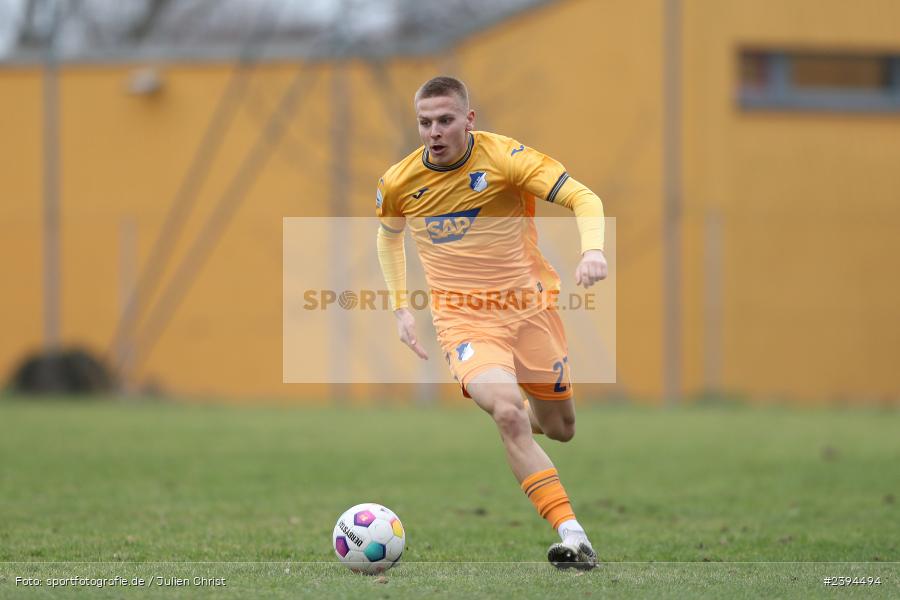 Sportgelände Langstadt, Babenhausen, 17.02.2024, sport, action, BFV, Fussball, Februar 2024, Regionalfreundschaftsspiele, Regionalliga Südwest, Regionalliga Bayern, TSG, SVA, TSG Hoffenheim U23, SV Viktoria Aschaffenburg - Bild-ID: 2394494
