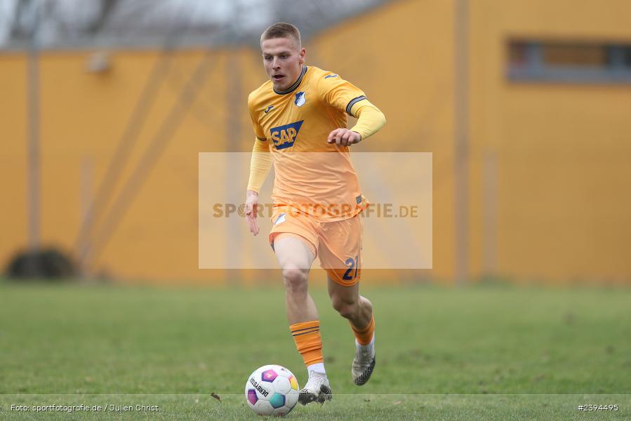 Sportgelände Langstadt, Babenhausen, 17.02.2024, sport, action, BFV, Fussball, Februar 2024, Regionalfreundschaftsspiele, Regionalliga Südwest, Regionalliga Bayern, TSG, SVA, TSG Hoffenheim U23, SV Viktoria Aschaffenburg - Bild-ID: 2394495