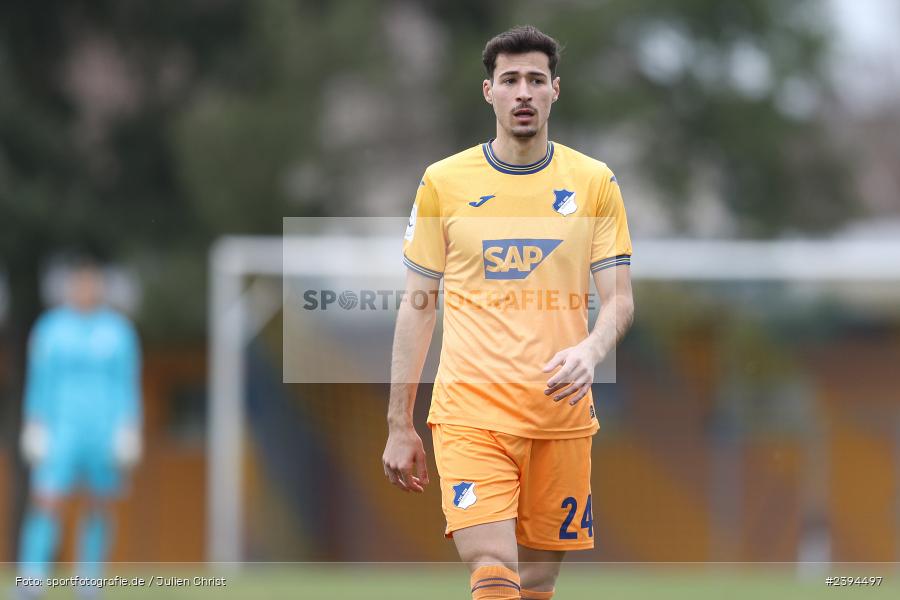 Sportgelände Langstadt, Babenhausen, 17.02.2024, sport, action, BFV, Fussball, Februar 2024, Regionalfreundschaftsspiele, Regionalliga Südwest, Regionalliga Bayern, TSG, SVA, TSG Hoffenheim U23, SV Viktoria Aschaffenburg - Bild-ID: 2394497