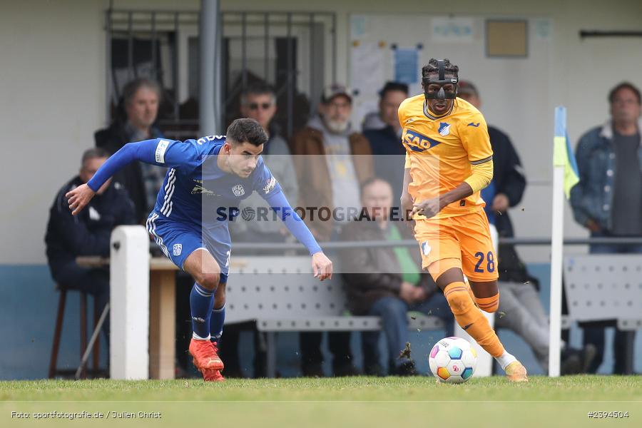 Sportgelände Langstadt, Babenhausen, 17.02.2024, sport, action, BFV, Fussball, Februar 2024, Regionalfreundschaftsspiele, Regionalliga Südwest, Regionalliga Bayern, TSG, SVA, TSG Hoffenheim U23, SV Viktoria Aschaffenburg - Bild-ID: 2394504