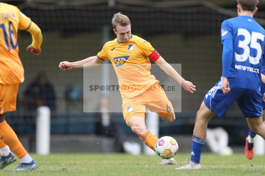 Sportgelände Langstadt, Babenhausen, 17.02.2024, sport, action, BFV, Fussball, Februar 2024, Regionalfreundschaftsspiele, Regionalliga Südwest, Regionalliga Bayern, TSG, SVA, TSG Hoffenheim U23, SV Viktoria Aschaffenburg - Bild-ID: 2394510