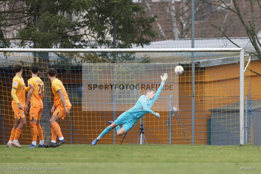 Sportgelände Langstadt, Babenhausen, 17.02.2024, sport, action, BFV, Fussball, Februar 2024, Regionalfreundschaftsspiele, Regionalliga Südwest, Regionalliga Bayern, TSG, SVA, TSG Hoffenheim U23, SV Viktoria Aschaffenburg - Bild-ID: 2394517