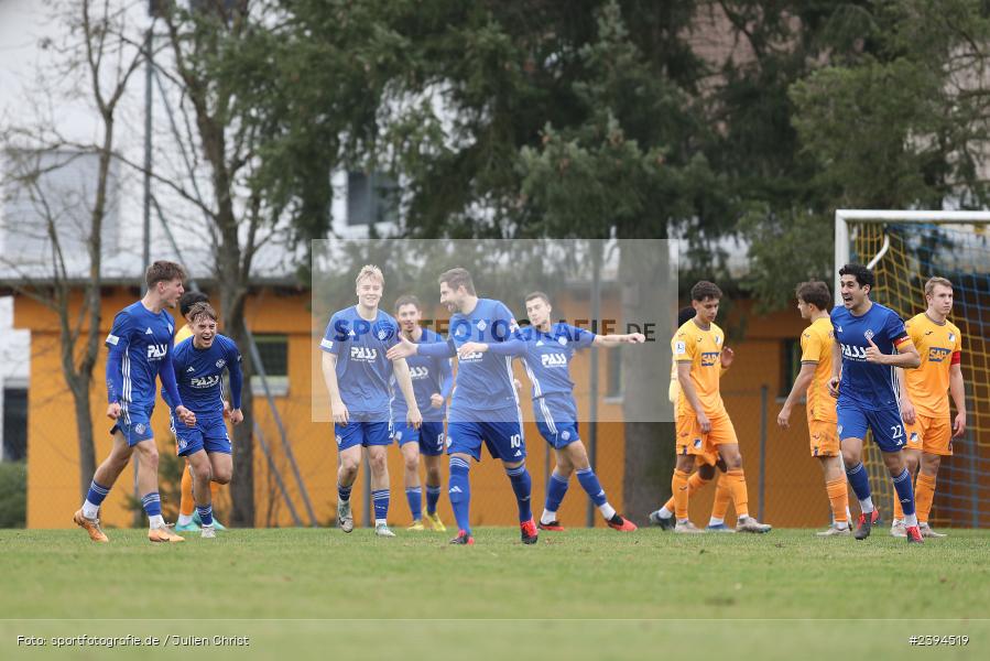 Sportgelände Langstadt, Babenhausen, 17.02.2024, sport, action, BFV, Fussball, Februar 2024, Regionalfreundschaftsspiele, Regionalliga Südwest, Regionalliga Bayern, TSG, SVA, TSG Hoffenheim U23, SV Viktoria Aschaffenburg - Bild-ID: 2394519
