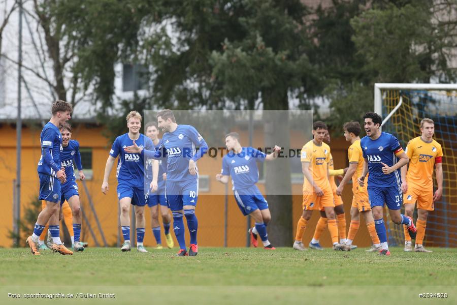 Sportgelände Langstadt, Babenhausen, 17.02.2024, sport, action, BFV, Fussball, Februar 2024, Regionalfreundschaftsspiele, Regionalliga Südwest, Regionalliga Bayern, TSG, SVA, TSG Hoffenheim U23, SV Viktoria Aschaffenburg - Bild-ID: 2394520