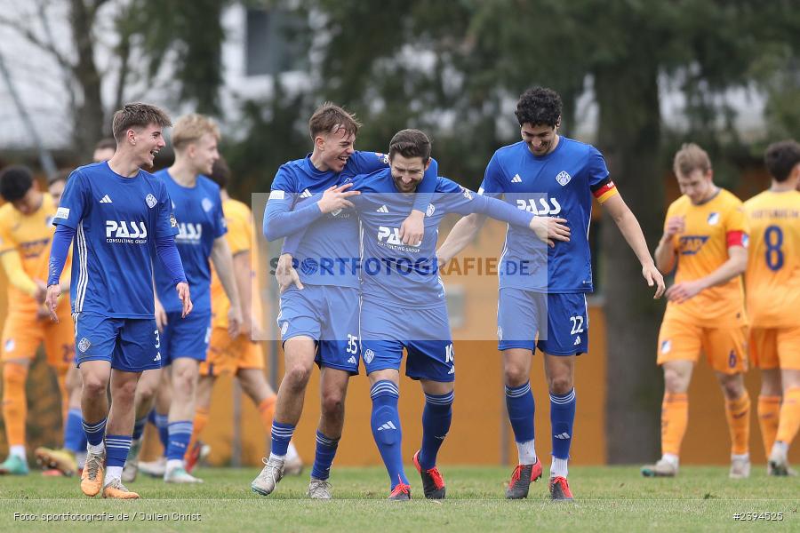 Sportgelände Langstadt, Babenhausen, 17.02.2024, sport, action, BFV, Fussball, Februar 2024, Regionalfreundschaftsspiele, Regionalliga Südwest, Regionalliga Bayern, TSG, SVA, TSG Hoffenheim U23, SV Viktoria Aschaffenburg - Bild-ID: 2394525