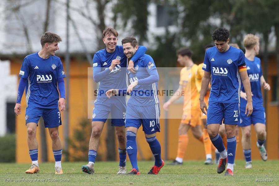 Sportgelände Langstadt, Babenhausen, 17.02.2024, sport, action, BFV, Fussball, Februar 2024, Regionalfreundschaftsspiele, Regionalliga Südwest, Regionalliga Bayern, TSG, SVA, TSG Hoffenheim U23, SV Viktoria Aschaffenburg - Bild-ID: 2394529