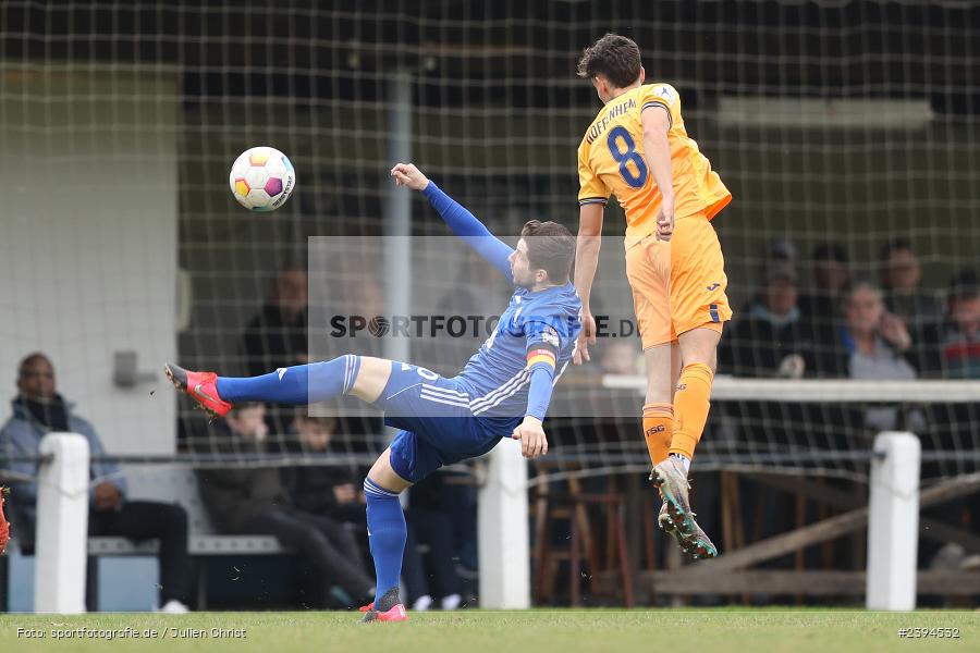 Sportgelände Langstadt, Babenhausen, 17.02.2024, sport, action, BFV, Fussball, Februar 2024, Regionalfreundschaftsspiele, Regionalliga Südwest, Regionalliga Bayern, TSG, SVA, TSG Hoffenheim U23, SV Viktoria Aschaffenburg - Bild-ID: 2394532